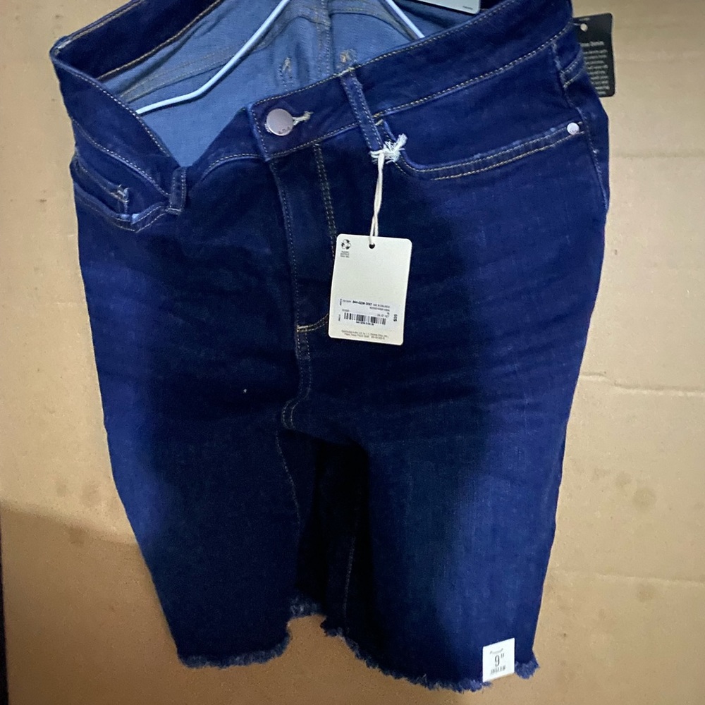 1511 inc. Denim blue shorts